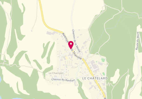 Plan de Taxi Val d'Aillon, Avenue Denis Therme, 73630 Le Châtelard