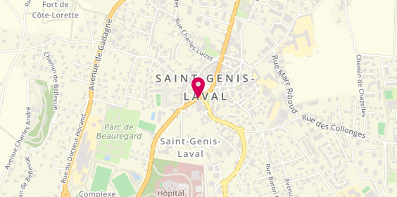 Plan de Taxi Saint-Genois, 3 Avenue Maréchal Foch, 69230 Saint-Genis-Laval