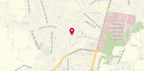 Plan de Thinel Cedric, 57 Chemin de la Tassine, 69230 Saint-Genis-Laval