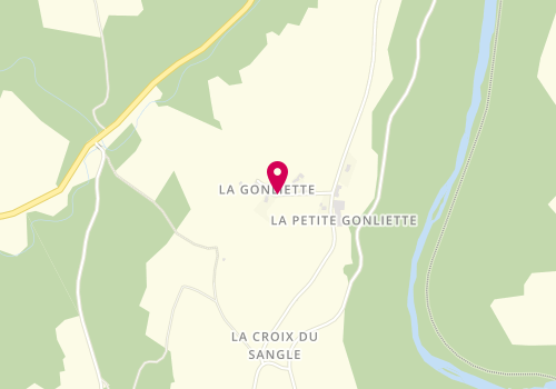 Plan de Gets Taxi, La Gonliette, 63520 Saint-Dier-d'Auvergne