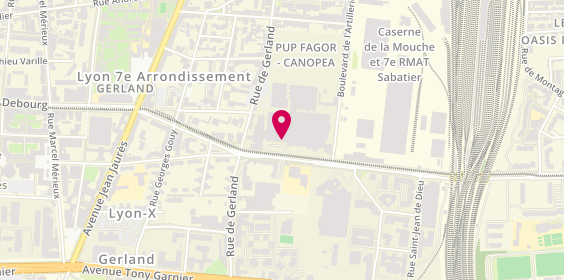 Plan de Abanitez Cabs Company, 18, Rue Lt Girard, 69007 Lyon
