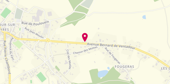 Plan de Rannoux Barbier, 21 Avenue Bernart de Ventadour, 87150 Oradour-sur-Vayres