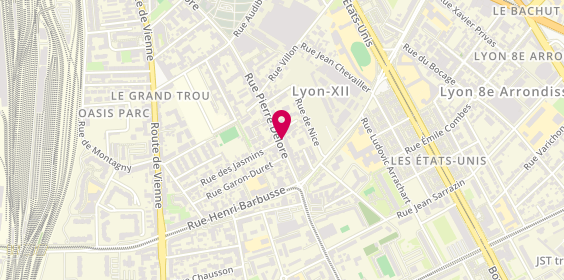 Plan de Confort Taxi, 65 Rue Pierre Delore, 69008 Lyon