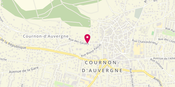 Plan de Boivin-Verdier Carmen, 10 Rue Gardes, 63800 Cournon-d'Auvergne
