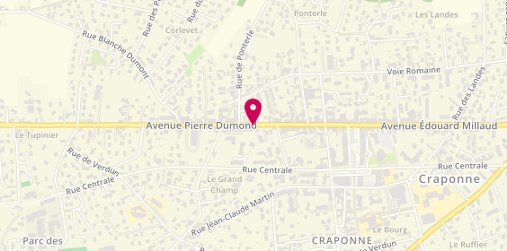 Plan de Mounier Laurent, 125 Bis Avenue Pierre Dumond, 69290 Craponne