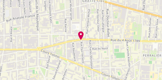 Plan de Taxi Affaires, 16 Rue George Sand, 69100 Villeurbanne