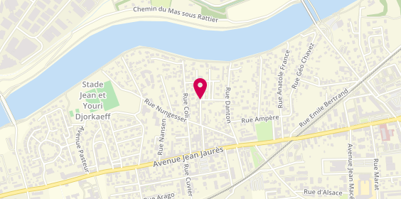 Plan de Jamel Kerchouni, 30 Rue Robespierre, 69150 Décines-Charpieu