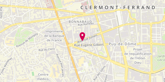 Plan de Taxi Star, 43 Avenue Julien, 63000 Clermont-Ferrand