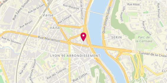 Plan de Taxi médical Lyon Yannick Gengembre, 7 Rue du Mont d'Or, 69009 Lyon