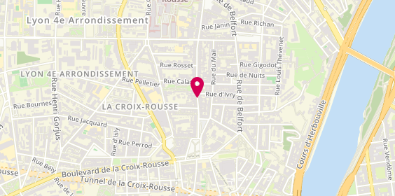 Plan de Gayvallet David, 17 Grande Rue Croix Rousse, 69004 Lyon
