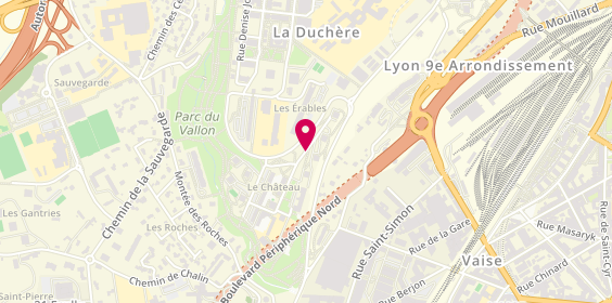 Plan de Services Taxi Entreprises, 103 Rue Jean Fournier, 69009 Lyon
