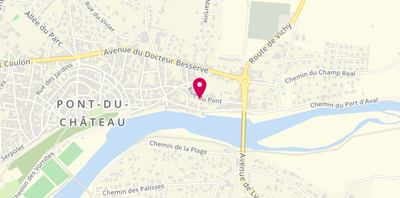 Plan de Taxi Radio Ludo, 6 Rue Pont, 63430 Pont-du-Château