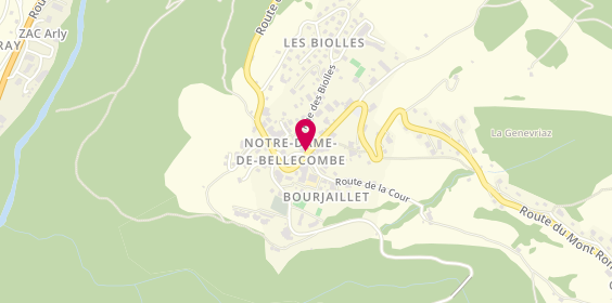 Plan de Alty Taxi, Chalet Les Merisiers, 73590 Notre-Dame-de-Bellecombe