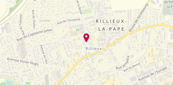 Plan de Taxi Marie-Paule Maillard, 11 Rue Fleury Salignat, 69140 Rillieux-la-Pape