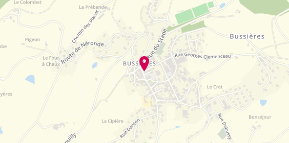 Plan de Ambulance Le Buis, Place Louis Desvernay, 42510 Bussières