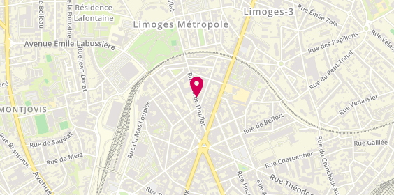 Plan de Taxi Sofie taxi, 20 Rue Victor Thuillat, 87000 Limoges