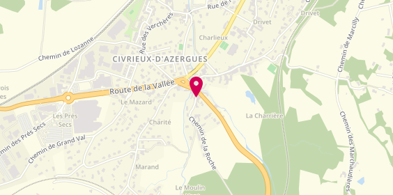 Plan de Taxis de la Vallée, 35 Chemin de la Roche, 69380 Civrieux-d'Azergues