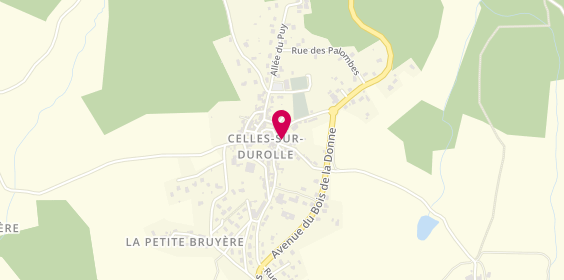 Plan de Taxi Service Perrot, Lieu-Dit Mallaret, 63250 Celles-sur-Durolle