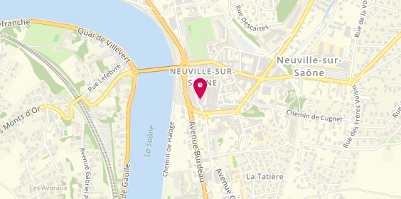 Plan de Taxi Neuville, 8 Place Villeroy, 69250 Neuville-sur-Saône