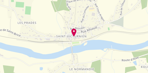 Plan de Taxi TAT Centre Ambulancier, 17 Place Chanoine Merlin, 87420 Saint-Victurnien