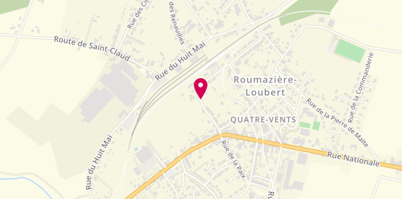 Plan de Raynaud Ambulance Eurl, 8 Rue Quatre Vents, 16270 Roumazières-Loubert