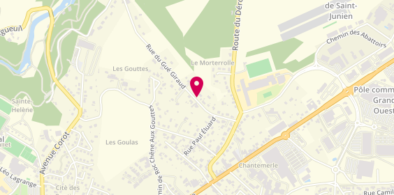 Plan de Allo Taxis Dumet, 12 Rue Gué Giraud, 87200 Saint-Junien