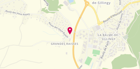 Plan de Hep Taxi, 14 Route Avully, 74330 Sillingy