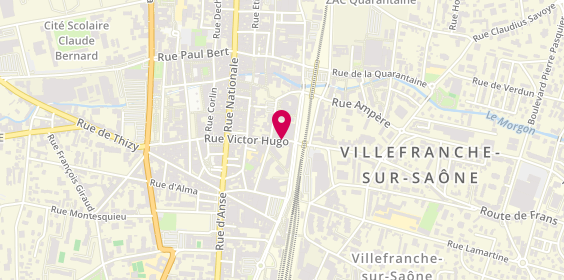 Plan de Andrillat Fabienne, 309 Rue Victor Hugo, 69400 Villefranche-sur-Saône
