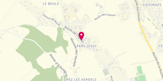 Plan de Taxi Leroyer, 100 Route de la Croix d'Ornex, 74930 Pers-Jussy