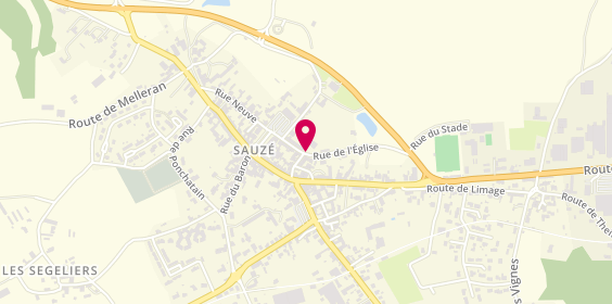 Plan de Ambulance Sauzéenne, 4 Rue Eglise, 79190 Sauzé-Vaussais