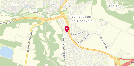 Plan de Taxi Centrale du Genevois, Rue Parc, 74160 Saint-Julien-en-Genevois