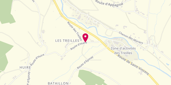 Plan de Taxi Ambulance Roche, Zone Artisanale Les Treilles, 69430 Quincié-en-Beaujolais