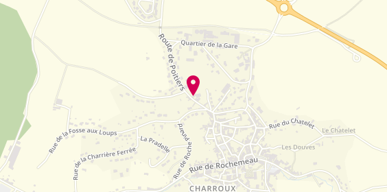 Plan de Taxi Boussard, Route Poitiers, 86250 Charroux