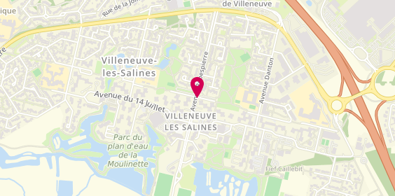 Plan de Taxi G.I.R 17, 59 Avenue Robespierre, 17000 La Rochelle