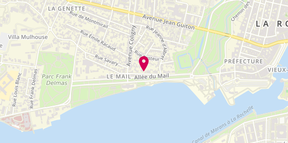 Plan de AAA Taxi La Rochelle, 20 Rue Jean Godefroy, 17000 La Rochelle