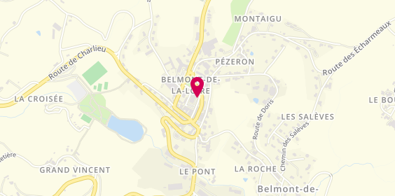 Plan de Ambulance GAR, Place du Monument, 42670 Belmont-de-la-Loire