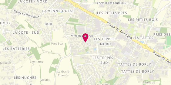 Plan de AET Destination Sarl, 8 Allée des Chênes, 74100 Vétraz-Monthoux