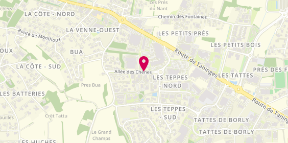 Plan de Taxi AET, 8 Allées des Chênes, 74100 Vétraz-Monthoux