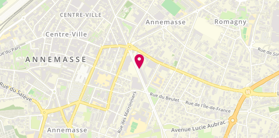 Plan de AME Taxi, 11 Avenue Henri Barbusse, 74100 Annemasse