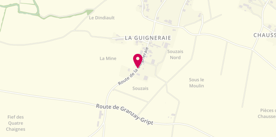 Plan de Allo Taxi Marigny, 36 Route de la Guigneraie, 79360 Marigny
