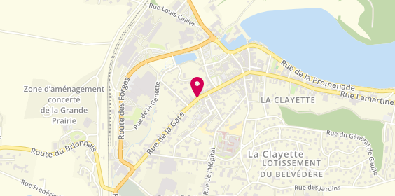Plan de Taxi Bernard Jugnet, 83 Rue Centrale, 71800 La Clayette