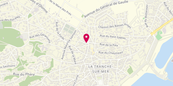 Plan de Taxi Robin, 1 Rue Sables, 85360 La Tranche-sur-Mer