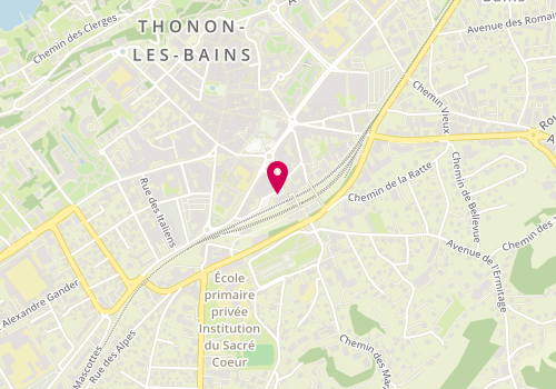 Plan de Le taxi Savoyard Thonon-Les-Bains, 86 Avenue des Charmes, 74140 Sciez