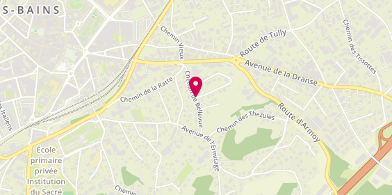 Plan de Accueil Croix De Savoie Taxi, 23 Avenue Dent d'Oche, 74200 Thonon-les-Bains