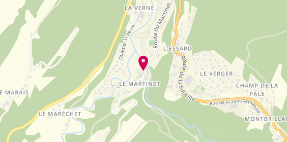 Plan de Alex Taxi, 6 Martinet, 39200 Villard-Saint-Sauveur