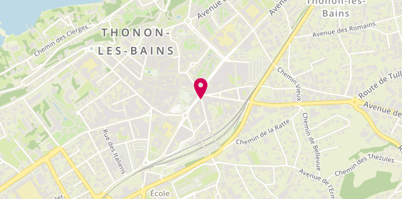 Plan de Taxi lity, 4 Rue Jean Blanchard, 74200 Thonon-les-Bains