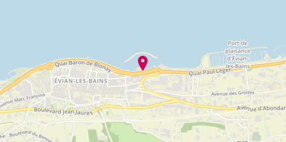 Plan de Allo Burnat Taxi, Place du Port, 74500 Évian-les-Bains
