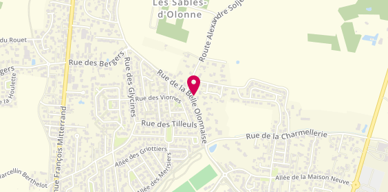Plan de Taxi Favreau, 43 Rue de la Belle Olonnaise, 85340 Olonne-sur-Mer