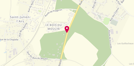 Plan de Ars Taxi, 11 Ter Route Nieuil l'Espoir, 86800 Saint-Julien-l'Ars