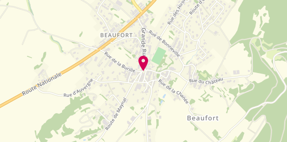 Plan de Beaufort Ambulance, Rue Champ Bouvier, 39190 Beaufort